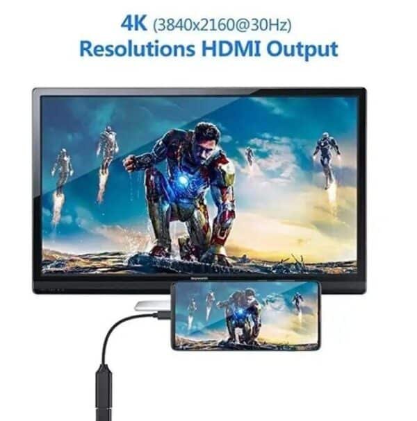 SATYAmarket 4K USB 3.1 Type C to HDMI Female Converter Cable