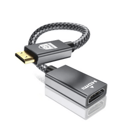 SATYAmarket 4K Mini HDMI Male to HDMI A Female Connector