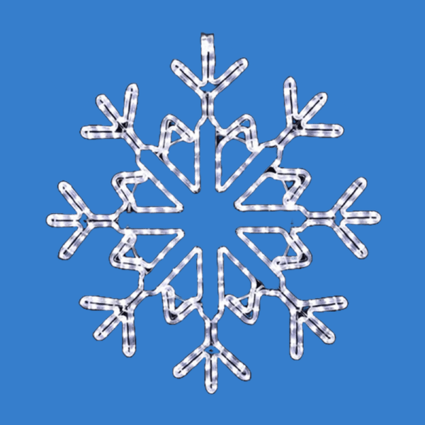 Snowflake 2D Motif Light, LED, Australian Approved Plug