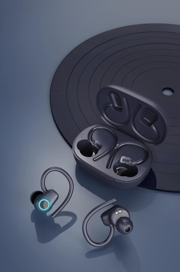 HE-059 Wireless Earbuds Bluetooth 5.3 Sport Headphones, 50H Ear Buds with Earhooks