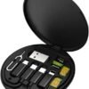 SATYAmarket 8-in-1 Multifunctional Charging and Data Transfer Storage Box with Adapters and Card Slots SATYAmarket 8-in-1 Multifunctional Charging and Data Transfer Storage Box with Adapters and Card Slots