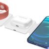 3in1 Magnetic Wireless Charger Foldable Mat Pad for Apple iPhone AirPods iWatch Android, Apple Watch All Series Android and Airpods Lightweight Portable Charger, Strong Magnetic Attraction 3in1 Magnetic Wireless Charger Foldable Mat Pad for Apple iPhone AirPods iWatch Android, Apple Watch All Series Android and Airpods Lightweight Portable Charger, Strong Magnetic Attraction