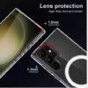 Samsung Mag-Safe Clear Phone case for Samsung Galaxy S23 FE, S22, S22 Ultra, S22 Plus, S23, S23 Ultra, S23 Plus, S21, S21 Plus, Z Fold 5, Z Fold 4, Z Flip 5 Magnetic Phone Cover 3 Samsung Mag-Safe Clear Phone case for Samsung Galaxy S23 FE, S22, S22 Ultra, S22 Plus, S23, S23 Ultra, S23 Plus, S21, S21 Plus, Z Fold 5, Z Fold 4, Z Flip 5 Magnetic Phone Cover 3