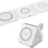 3in1 Magnetic Wireless Charger Foldable Mat Pad for Apple iPhone AirPods iWatch Android, Apple Watch All Series Android and Airpods Lightweight Portable Charger, Strong Magnetic Attraction 1 3in1 Magnetic Wireless Charger Foldable Mat Pad for Apple iPhone AirPods iWatch Android, Apple Watch All Series Android and Airpods Lightweight Portable Charger, Strong Magnetic Attraction 1