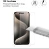 Tempered Glass Screen Protector for iPhone 15/14/13/12/11/XR - 9H Hardness, Bubble Free, Scratch Free, Easy to Install Premium Shield for Your Mobile Phone Screen Protection 5 Tempered Glass Screen Protector for iPhone 15/14/13/12/11/XR - 9H Hardness, Bubble Free, Scratch Free, Easy to Install Premium Shield for Your Mobile Phone Screen Protection 5