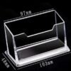 SATYAmarket 2 / 4 / 8 Pack Clear Business Card Holder, Acrylic Business Card Holder Stand for Desk, Plastic Photo Card Holder Stand for Home Office Desktop Countertop 4 SATYAmarket 2 / 4 / 8 Pack Clear Business Card Holder, Acrylic Business Card Holder Stand for Desk, Plastic Photo Card Holder Stand for Home Office Desktop Countertop 4
