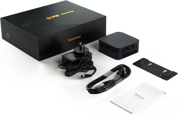 MP80 Mini PC Intel 12th Gen Alder Lake N97 Processor (up to 3.60 GHz) 16GB RAM, 1TB M.2 ROM Portable Mini Desktop Computer, Intel® UHD Graphics, 6M Cache, 3 HDMI/WiFi/BT 4.2/RJ45 4