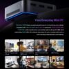 MP80 Mini PC Intel 12th Gen Alder Lake N95 Processor, 16GB RAM, 512GB M.2 ROM Portable Mini Desktop Computer, Intel® UHD Graphics, 6M Cache, 3 HDMI/WiFi/BT 4.2/RJ45 6 MP80 Mini PC Intel 12th Gen Alder Lake N95 Processor, 16GB RAM, 512GB M.2 ROM Portable Mini Desktop Computer, Intel® UHD Graphics, 6M Cache, 3 HDMI/WiFi/BT 4.2/RJ45 6