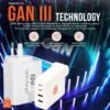 SATYAmarket 100W GaN Charger - 4 Port Fast Charging, SAA/RCM Compliant, GaN Technology, Compact and Portable Design - Ideal for Tablets, Laptops, Smartphones - 2 SATYAmarket 100W GaN Charger - 4 Port Fast Charging, SAA/RCM Compliant, GaN Technology, Compact and Portable Design - Ideal for Tablets, Laptops, Smartphones - 2