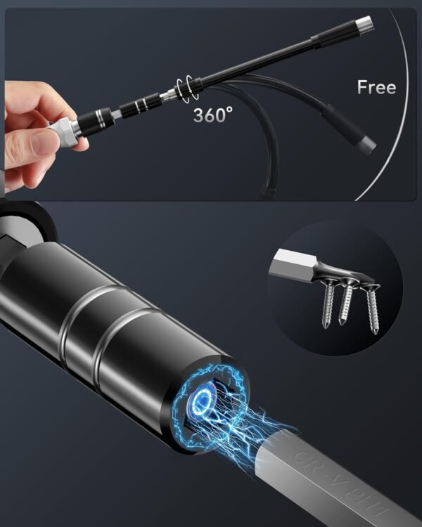 YESDEX Precision Screwdriver Set, 132In1 Magnetic Bits Screw Kit, Repair Tool