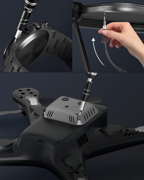 YESDEX Precision Screwdriver Set, 132In1 Magnetic Bits Screw Kit, Repair Tool