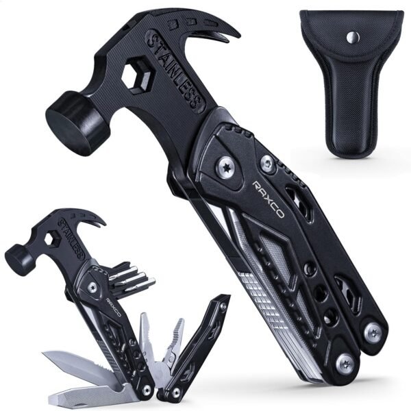 Pocket Knife, 16 In1 Multitools Folding Knife with Long Nose Plier & Screwdriver
