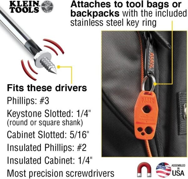 Klein Tools Magnetizer/Demagnetizer for Screwdriver Bits and Tips