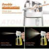 71zjv0kR1LL._AC_SL1500_.jpg Oil Sprayer for Cooking, 2 in 1 Olive Oil Dispenser Bottle for Kitchen, 16Oz/470Ml Glass Oil Bottle with Premium Nozzle, Food-Grade Oil Mister for Air Fryer, Salad, Frying, BBQ (White)