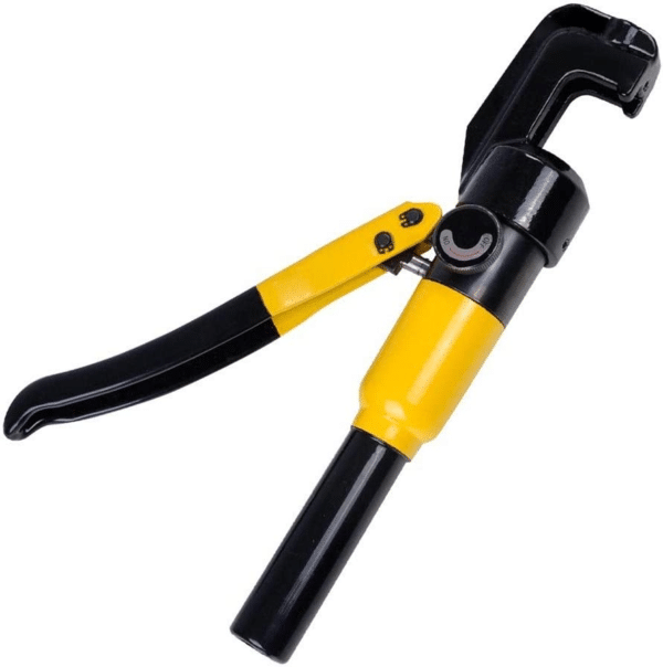 10 Ton Hydraulic Wire Force Terminal Crimper Cable Crimping Tool 9 Dies 4-70Mm