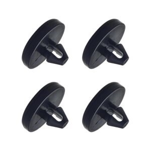 Brake Pedal Stopper 4 PCS, Car Truck Auto Brake Pedal Pad, Universal Fit, Compact Size, Durable Design, Light Switch Stopper, Compatible with Most Cars, Black, Easy to Use, Replacement Part –