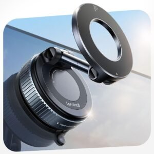 Car Phone Holder Mount - [70 LBS Strongest Suction] for Safe Mag Car Mount, 360° Adjustable Suction Cup Phone Mount Dashboard Windshield Vacuum Magnetic Phone Holder Fit Iphone 17 16 Pro Max