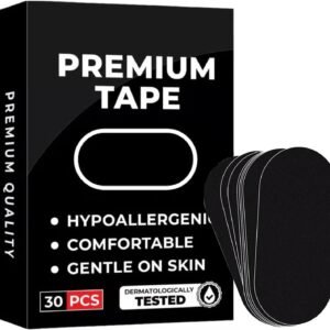 Mouth Tape for Sleeping, 30 Pieces, Snoring Aids for Men Women, Helps Stop Snoring and Develops Nasal Breathing Habits, Mouth Strips for Sleeping, Reduce Snoring, Improve Sleep Quality