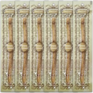 Miswak Sticks for Teeth Pack of 6 - Vacuum Sealed Traditional Sewak Natural Miswak Toothbrush - for Healthy Teeths,Gums and Fresh Breath