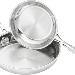 Impact 1-Piece Stainless Steel Fry Pan, 20 Cm & 28 Cm