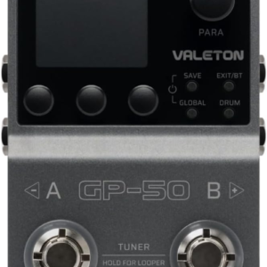 GP-50 - Multi-Effects Guitar Pedal with Amp Models, Cab Sims, FX, Looper, Tuner & USB Audio