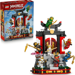 ® NINJAGO® Ninja Character Display 15Th Anniversary 71866 Ninja Toys Display Stand with 8 Minifigures - Building Set for Boys, Girls and Fans Aged 14+ - Toy Idea for Kids’ Birthday