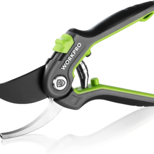 Bypass Pruning Shears, Stainless Steel Gardening Hand Pruner, Professional Garden Trimming Scissors with Sharp SK5 Steel Blades, Ideal Garden Tool,Green 203Mm Length