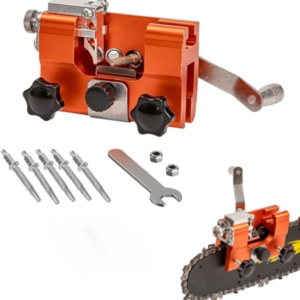 Qinuxklampero Chainsaw Sharpener, Universal Chainsaw Sharpener Jig Kit