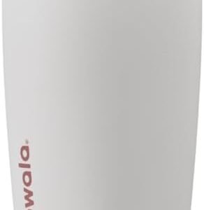 Smoothsip Slider Insulated Stainless Steel Coffee Tumbler - 355Ml (12Oz), Vanilla Bean | Reusable Iced Coffee Cup and Hot Coffee Travel Mug | Leak Proof and BPA Free Double Walled Coffee Cup