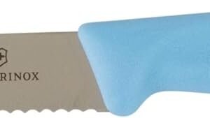 Wavy Edge Steak & Tomato Knife, round Tip, Skyline Blue, 6.7832.E284