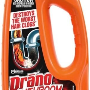 Bathroom Max Gel Drain Cleaner, Eliminates Hair Clogs, Bathroom Drain Cleaner for Sinks, Tubs, and More, Safe on All Pipes, 770Ml