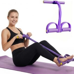 Multi-Function Pedal Resistance Band Fitness Exercise Tension Resistance Rope
