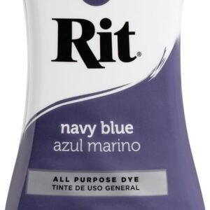 DYE 43342 Ur820.Navy Fabric Liquid Dye All-Purpose, 8 Oz