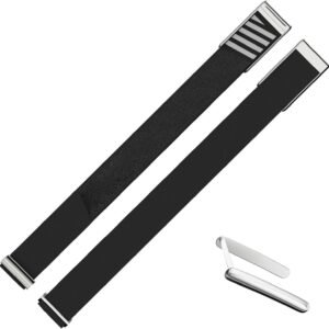 Adjustable Bicep Band Compatible with WHOOP 5.0 One Peak & WHOOP MG Life, Breathable & Secure Arm Strap for Fitness, Running & Sleep Tracking (Black)