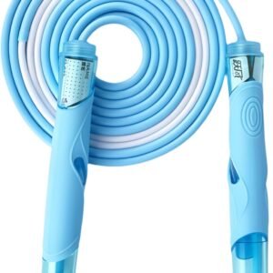YUEDONG Adjustable Skipping Rope for Kids & Adults, Tangle-Free Jump Rope with Dual Ball Bearings & Ergonomic Anti-Slip Handles, Dual-Thickness Rope for Indoor Outdoor Fitness, School PE
