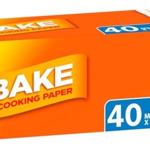 Bake and Cooking Paper, 40 Metre Non-Stick Baking Paper from for Everyday Use, 40M X 30Cm, 1 Count