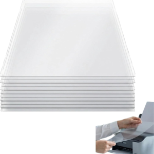 25 Sheets A4 Inkjet Transparency Film – 100% Clear Acetate Sheets for Crafts