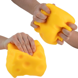 Cheese Squishy Square Ball, Soft Slow Rising Jumbo Squishy Cheese