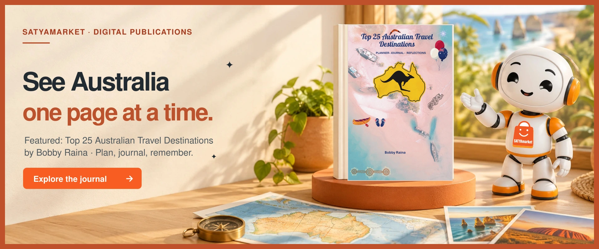 SATYAmarket Digital Publications — explore Top 25 Australian Travel Destinations by Bobby Raina
